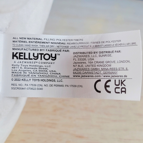 Squishmallow Ivy the Gray Dog 7" Ultrasoft Stuffed Christmas Holiday Toy Plush - Picture 4 of 6